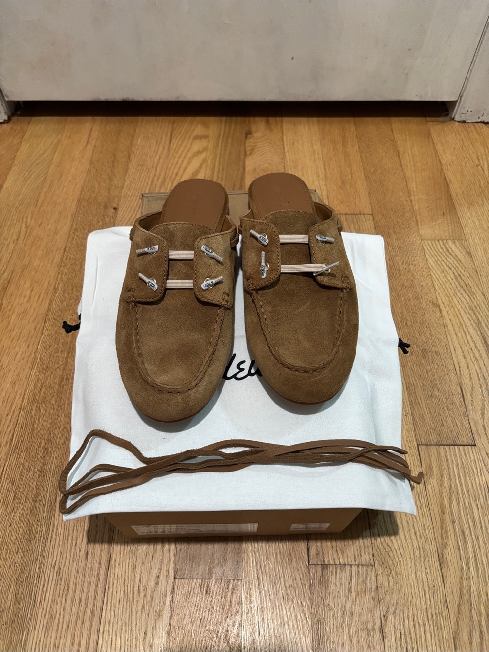 MADEWELL Jamie suede boat shoe mules